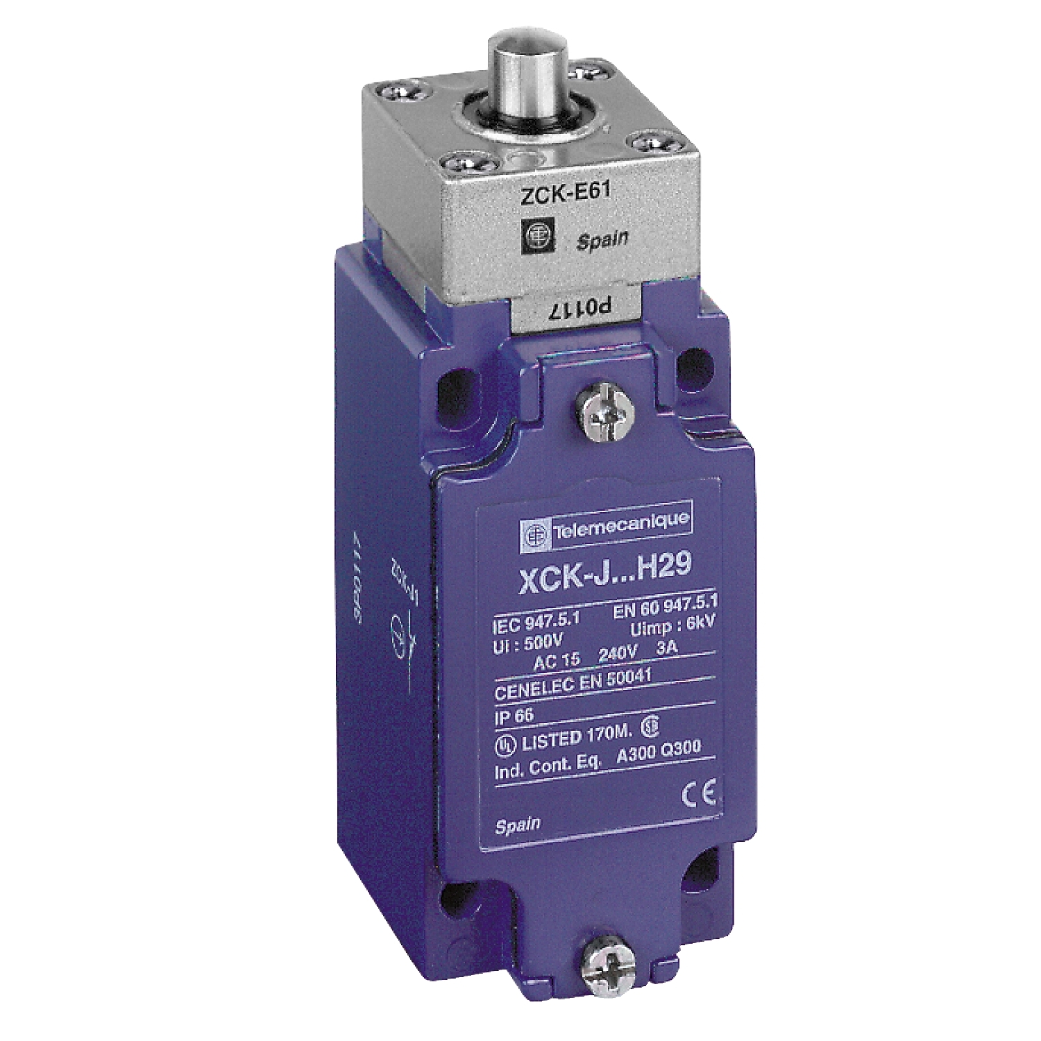 Switch 板垣 XCKJ161 Schneider Electric limit switch XCKJ - metal end